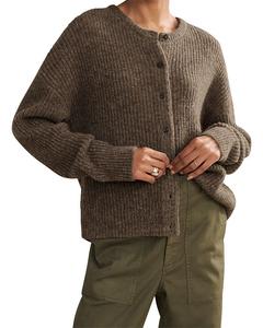 Кардиган Hayes Crewneck Jenni Kayne, коричневый