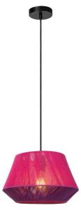 Подвесной светильник Lucide JESSICA, черный - розовый