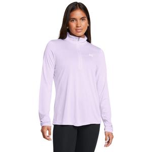 Женская футболка с застежкой-молнией до середины груди Tech Twist Under Armour, Salt Purple/White