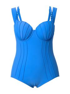 Купальник Ulla Popken, средне-синий