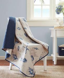 Стеганое покрывало Bayside, 60 x 70 дюймов Madison Park, синий