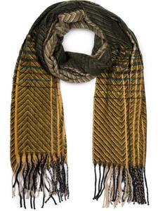 Шарф styleBREAKER, цвет oliv/camel