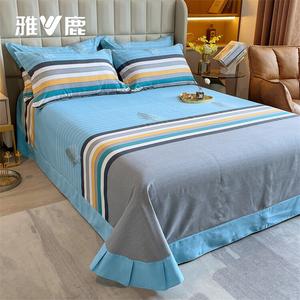 Yalu Простыня 250х245 см из 100% хлопка, мягкая, уютная, цвет Years of Peace