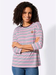 Полосатая рубашка белого и темно-синего цветов WITT WEIDEN