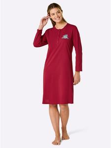 Comtessa Ночная рубашка красно-антрацитового цвета