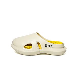 R CIYUANYUAN Тихие устойчивые к запахам и истиранию закрытые тапочки унисекс Sugar White и Schumbrunn Yellow, цвет Sugar White & Schumbrunn Yellow