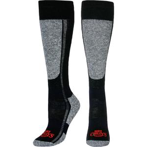 Женские горнолыжные носки премиум-класса средней толщины Hot Chillys, Black Heather