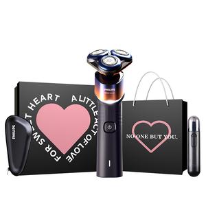 Бритва Rotary Stainless Steel с тремя лезвиями для всего тела, моющиеся, с микрогранулами и защитным покрытием PHILIPS, оранжевый