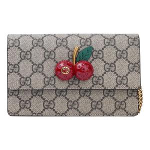 Сумка canvas chains shoulderbag mini khaki Gucci, хаки