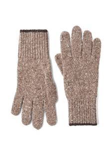 Brunello Cucinelli кашемировые перчатки, коричневый