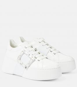 Кожаные кроссовки Viv' Skate Roger Vivier, Bianco