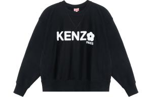 Толстовка мужская Kenzo Logo-print, черный / белый