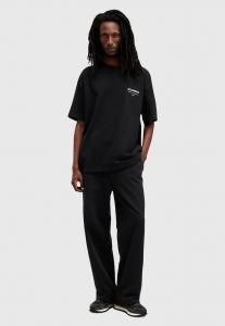 Футболка с принтом UNDERGROUND AllSaints, черный