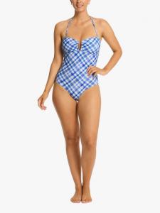 Купальник Somerset U Bar Bandeau Sea Level, Denim Blue