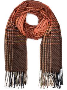 Шарф styleBREAKER, цвет orange/braun