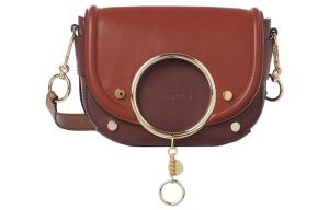 See By Chloe Гладкая кожаная сумка через плечо женская красная