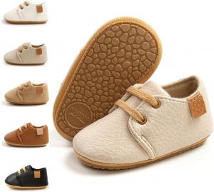 Пинетки Meckior для новорожденных, универсальные для девочек и мальчиков, бархатные, с резиновой противоскользящей подошвой, утепленные флисом, теплые зимние ботиночки для малышей, первые шаги, B01/Apricot