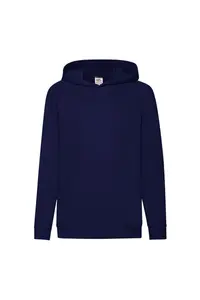 Легкая толстовка с капюшоном / толстовка с капюшоном Fruit of the Loom, темно-синий