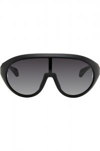 Rick Owens Солнцезащитные очки Moncler + Rick Owens из черного нейлона