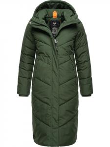 Пуховик ragwear, цвет dark olive