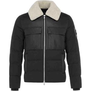 Пуховик на молнии Moose Knuckles, черный