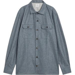 Рубашка FW25 мужская Brunello Cucinelli, серый