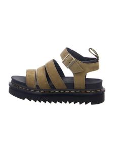 Сандалии на плоской подошве Dr Martens Plateau Sandaletten, оливковый