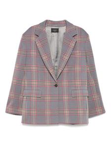 A.M.G. пиджак в клетку, синий