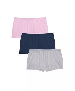 Комплект из 3 шорт для мальчиков больших размеров Comfort Choice, мультиколор