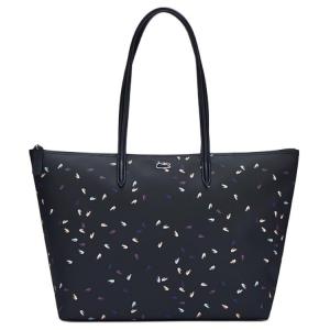 LACOSTE Поливинилхлоридная сумка-шоппер, Black Blue
