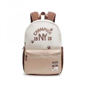 Champion Тканевый рюкзак унисекс молочно-белый и серый умбра и грецкий орех, Milk White/Taupe/Walnut
