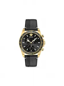 Наручные часы Greca Chrono Wave 43 мм Versace, черный
