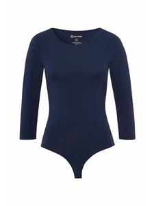 Les Lunes Боди с рукавами 3/4 ALENA, платье синего цвета