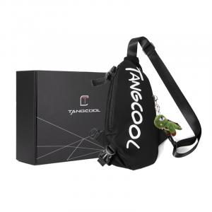 TANGCOOL Нейлоновая слинг-сумка унисекс разноцветная, Black (Upgraded) Gift Box Set