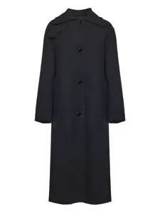 Однобортные пальто Moncler, черный