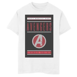 Футболка с плакатом и графикой для мальчиков 8–20 лет «Marvel Avengers Endgame Stronger Together» Licensed Character