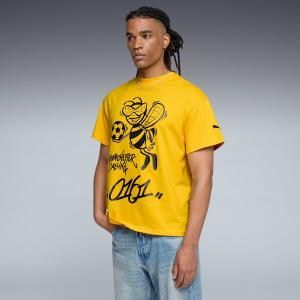 Мужская баскетбольная футболка Puma Hoops X Manchester City, желтый