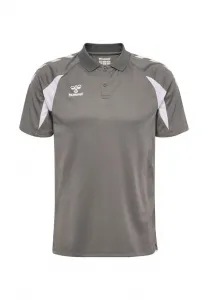Рубашка-Поло core 2.0 Hummel, Steel Gray White