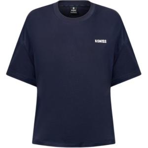 K·SWISS Футболка KSWISS женская спокойного синего цвета