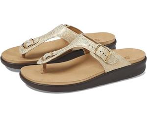 Сандалии SAS Sanibel Comfort Thong, цвет Shiny Gold