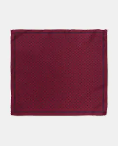 Шелковый карманный платок для мужчин Emidio Tucci, гранатовый
