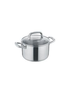 Кастрюля со стеклянной крышкой - Tricion Resist, полированная Berndes, 20 см