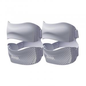 Наколенник для бега, велоспорта, баскетбола, бадминтона, футбола, пешего туризма, альпинизма и бега, унисекс Jeep, stone серый[2 pack]
