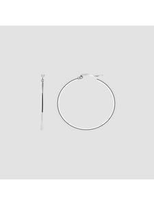 Adeliás Женские серьги - Серьги-кольца из нержавеющей стали серебристого цвета