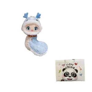 Плюшевая игрушка мультяшная змейка для малышей высота 35см Bitter purchase, синий