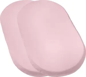 Детская простыня на резинке Murnau, 2 шт., розовая, 40x70 см, овальная. Erwin Müller