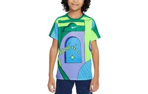 Детская футболка Nike, зеленый