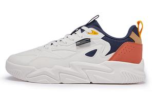 Кроссовки XTEP Undercurrent 1.5 Skateboarding Shoes Men Low-top Sail White/dark Blue/sapina, белый/темно-синий