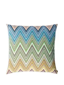 Подушка Kew с узором зигзаг (60 x 60 см) Missoni Home, зеленый