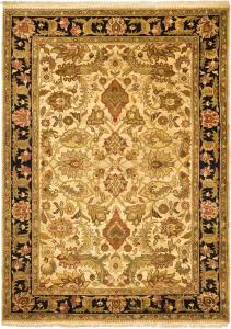 Ковер SAFAVIEH, 244 x 336 см, Jaipur Collection, бежевый и черный, ручной работы из традиционной шерсти, идеально подходит для помещений с высокой проходимостью в гостиной, спальне (JAP252C)